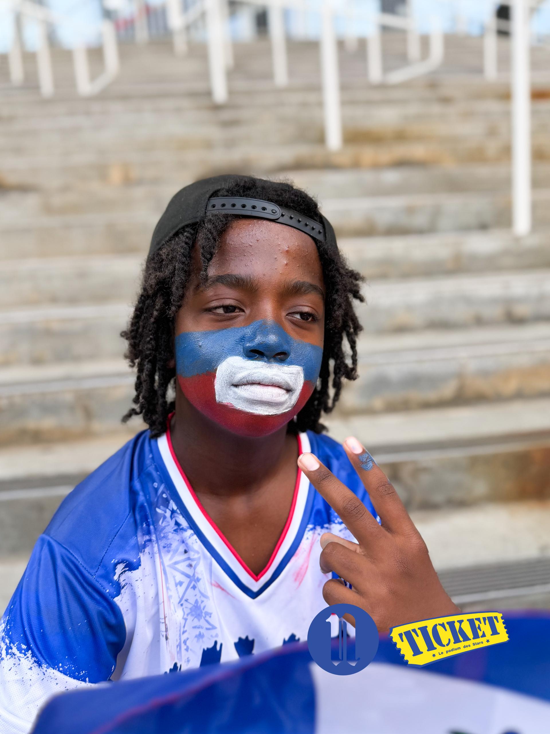 Atlanta : les supporters haïtiens affichent leurs couleurs avant Haïti-Maroc
